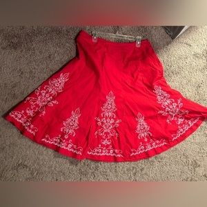 Allison Taylor Hot Pink skirt size 14 Waist‎ 17 across Length 29